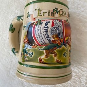 Budweiser 1998 St. Pat’s Stein, Erin Go Budweiser
